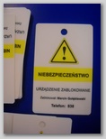 PolGer karty plastikowe ostrzegawcze z dziurkÄ na smycz